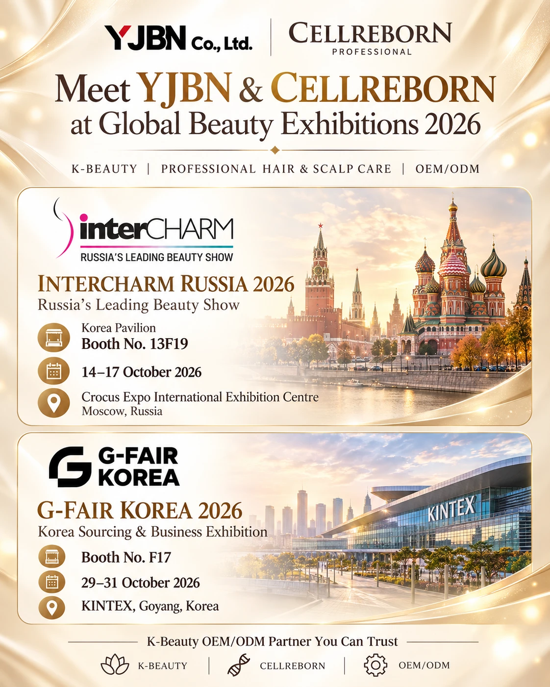 CELLREBORN auf Messen 2026