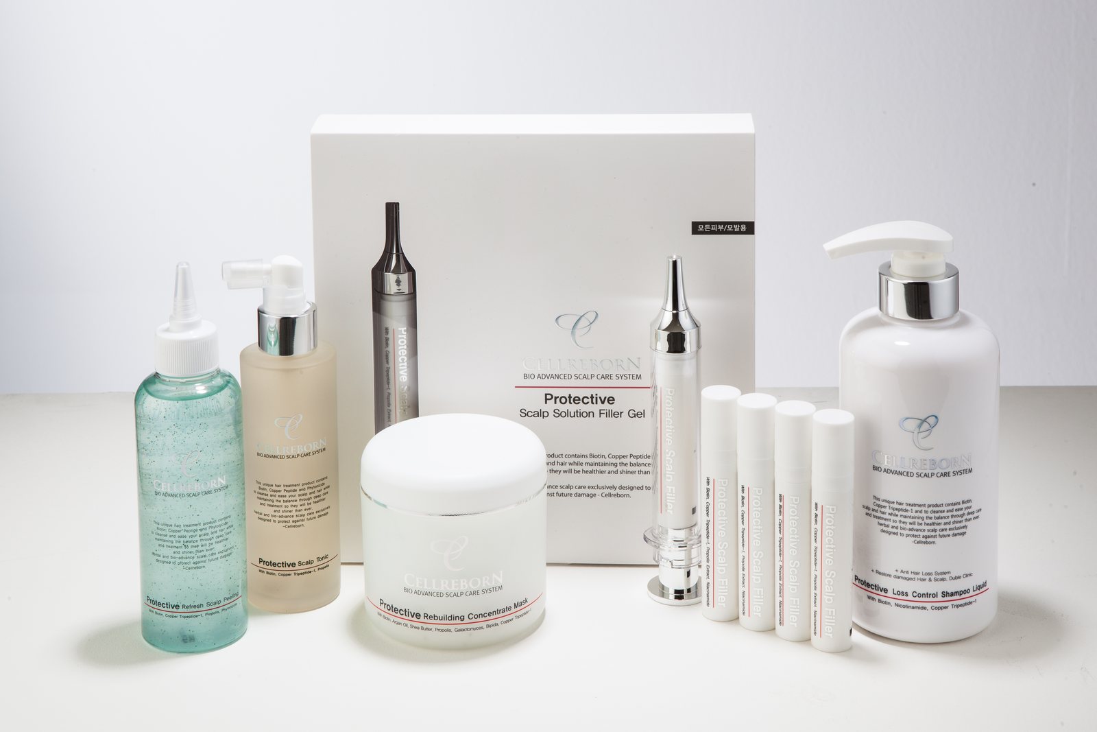 La prima linea CELLREBORN Protective per la cura della cute, 2013