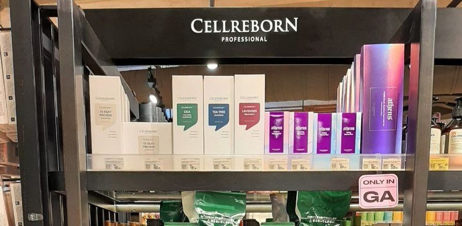 Scaffale CELLREBORN da Gold Apple, San Pietroburgo · Nevsky